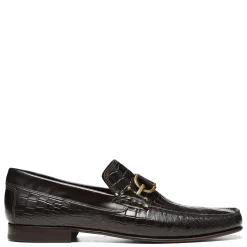 Donald Pliner DACIO Dark Brown Croco