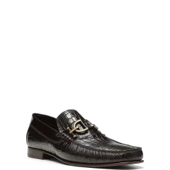 Donald Pliner DACIO Dark Brown Croco