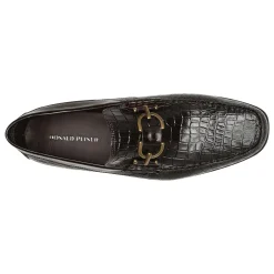 Donald Pliner DACIO Dark Brown Croco