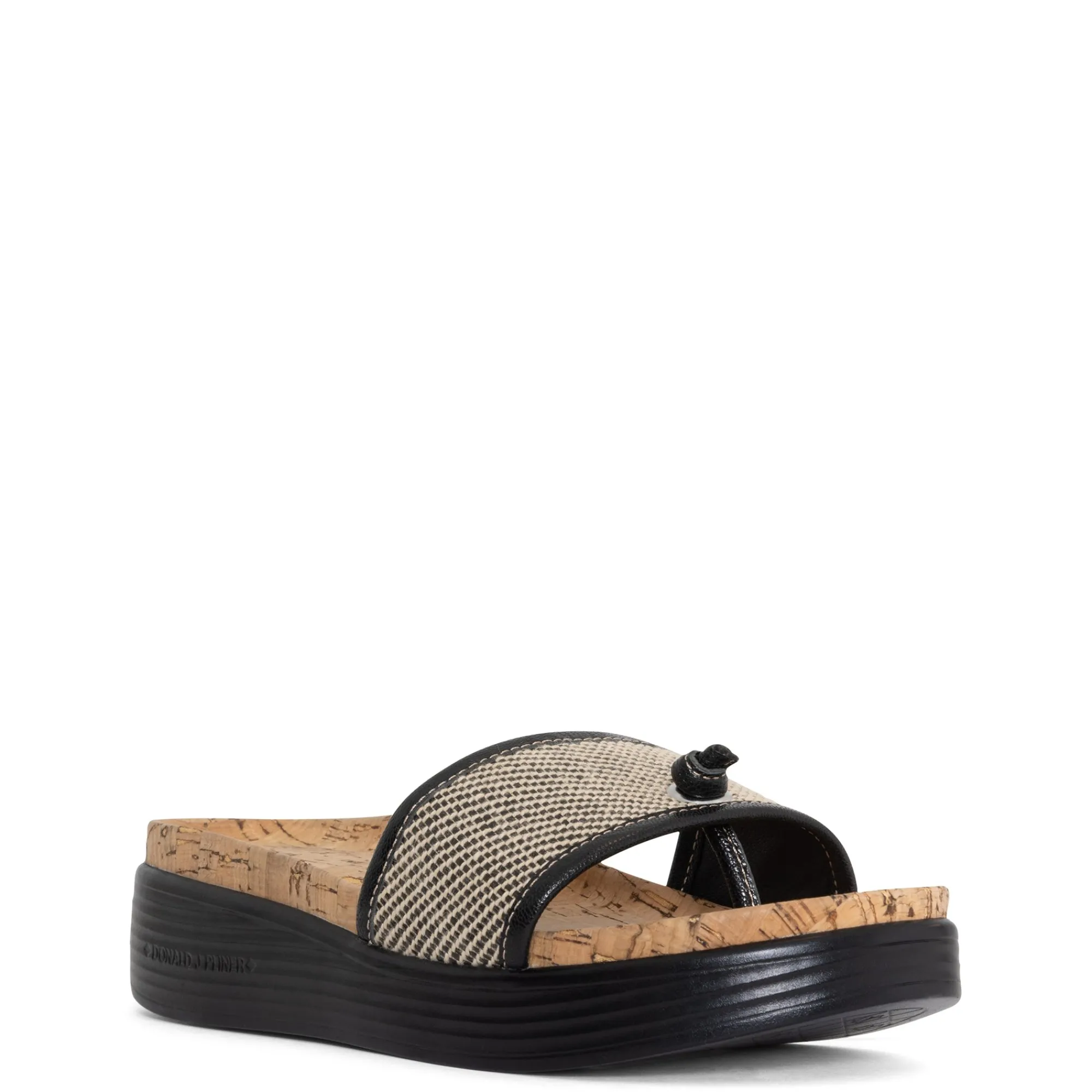 Outlet Donald Pliner FARRAH Black Canvas