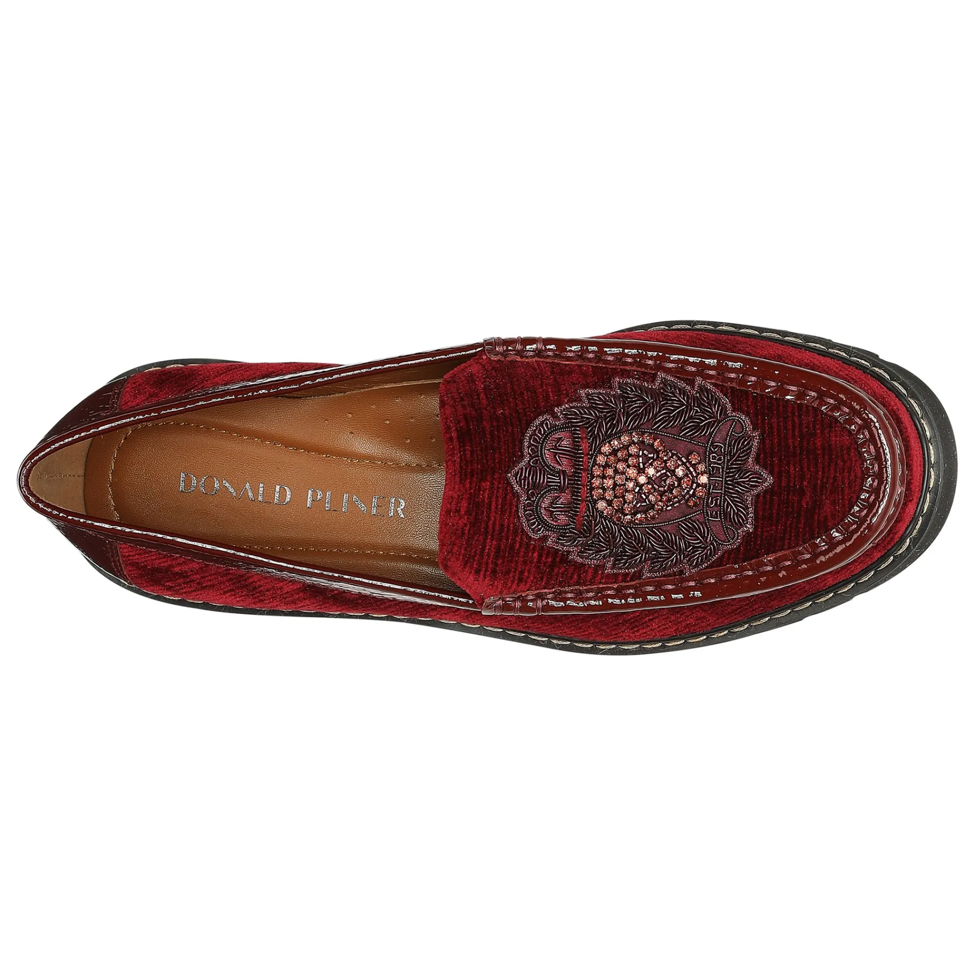 Hot Donald Pliner HOPE Oxblood Red Ornament