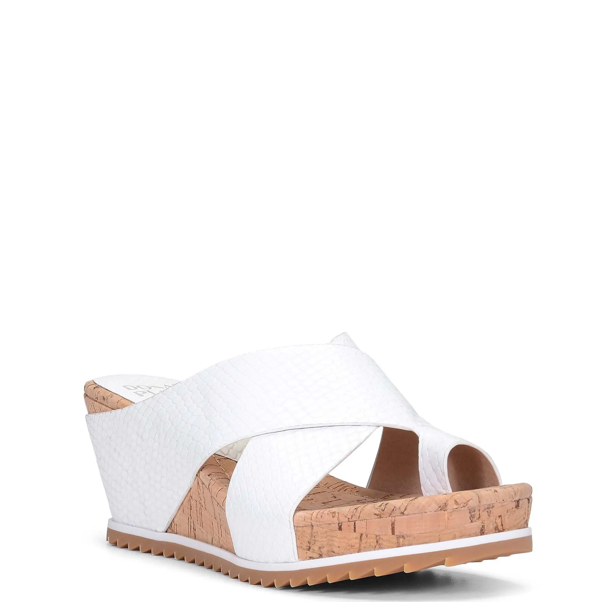 Best Donald Pliner SISU MED WEDGE White / Cork